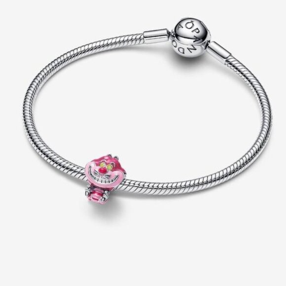 Pandora Disney Alice in Wonderland Cheshire Cat Charm - Picture 2 of 5